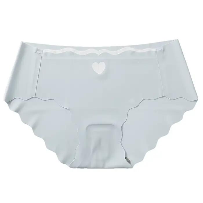 Culottes en soie glacée pour adolescentes, style japonais, avec entrejambe en coton, sans couture, taille mi-haute, respirantes et à séchage rapide, pour le printemps