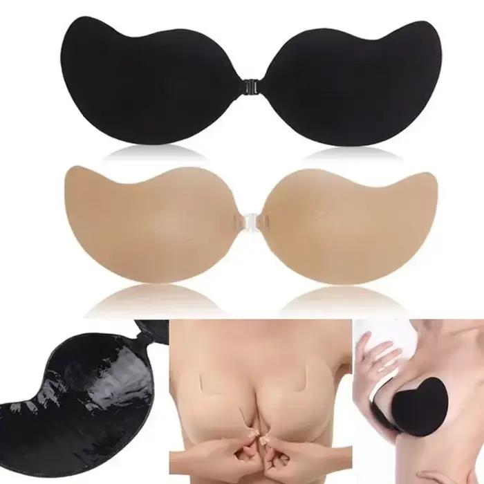 Ženy lepiace push up podprsenky bez ramienok