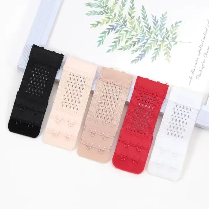 Extension de soutien-gorge élastique pour femme, 5 pièces, sangle, crochet, clip extensible, ceinture réglable, accessoires intimes