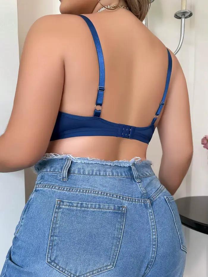 Soutien-gorge multicolore en dentelle ultra fine pour femmes, lingerie sexy sans anneau en acier, convient aux filles avec gros seins 2318