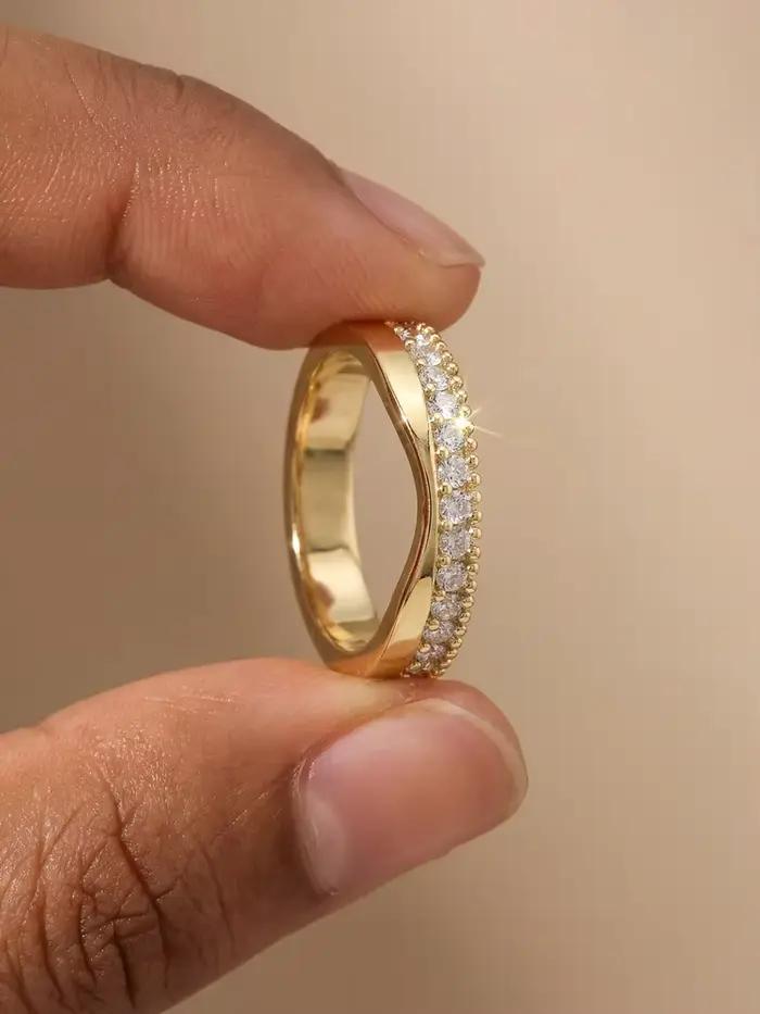 Minimalistický strieborný prsteň Sterling 925 pre ženy
