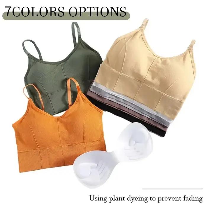 Soutien-gorge sportif révélateur pour femmes, matériau nylon spandex, respirant, idéal pour yoga, posture parfaite, confort durable, cadeau fitness女性，无钢圈隐形内衣，适合瑜伽的运动文胸，可调节肩带，完美支撑健身时刻
