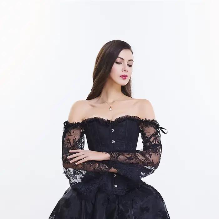 Čipkovaný korzetový top pre ženy Shapewear Fajas Formovač pásu Chudnutie Lingerie Blusy Body Shaper pre