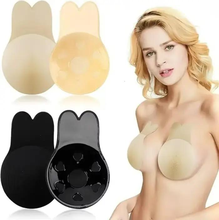 Neviditeľná push-up podprsenka zo silikónu pre ženy