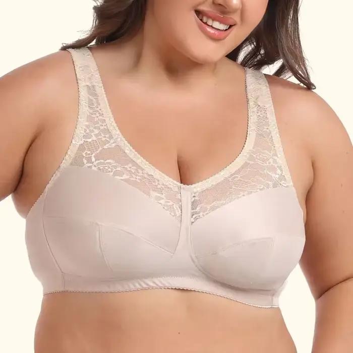 Letná tenká plná košíčková podprsenka pre ženy Sexy čipka veľká veľkosť bez vypchávok bez drôtov priedušná bralette BCDEFG