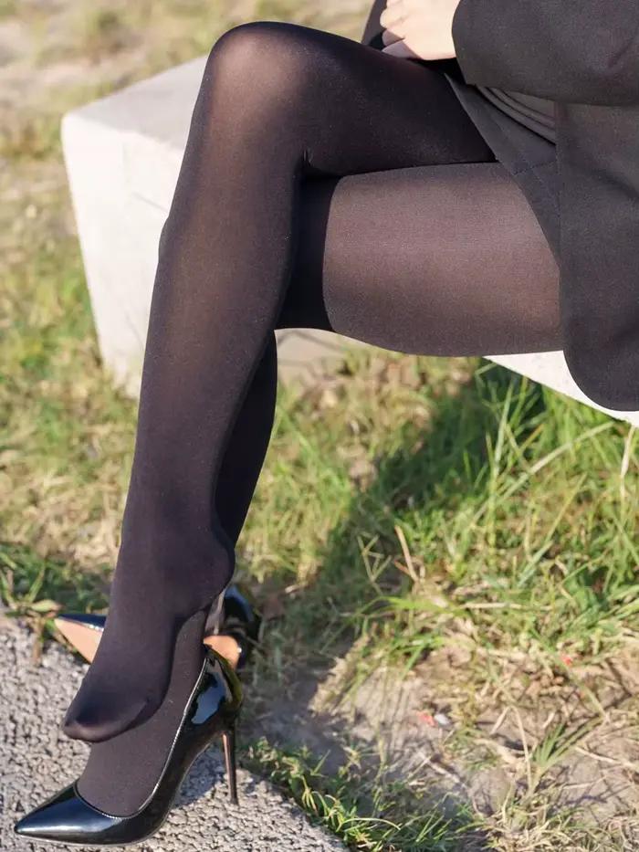 Collants en polyester nylon femmes solides sans couture pour hiver et automne confort et élégance