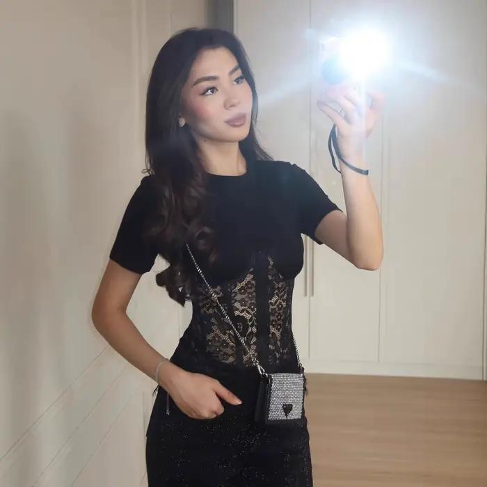 T-shirt corset en dentelle blanche pour femme, manches courtes, col rond, patchwork, haut en maille transparente, élégant, streetwear Y2K, coupe ajustée