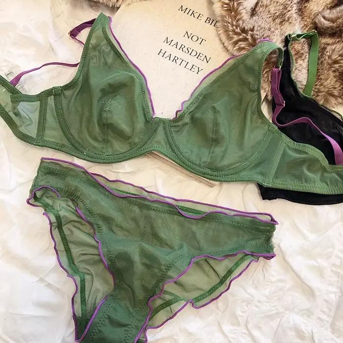 Ensemble sous-vêtements MOYISU style sexy avec motifs floraux pour femmes occasions spéciales