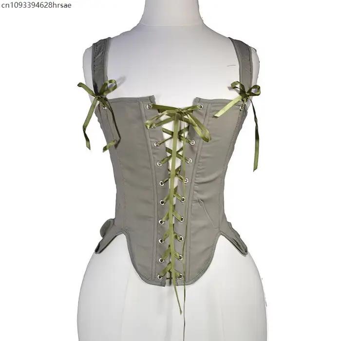 Corset Renaissance pour femmes, corsage victorien, haut bustier rétro