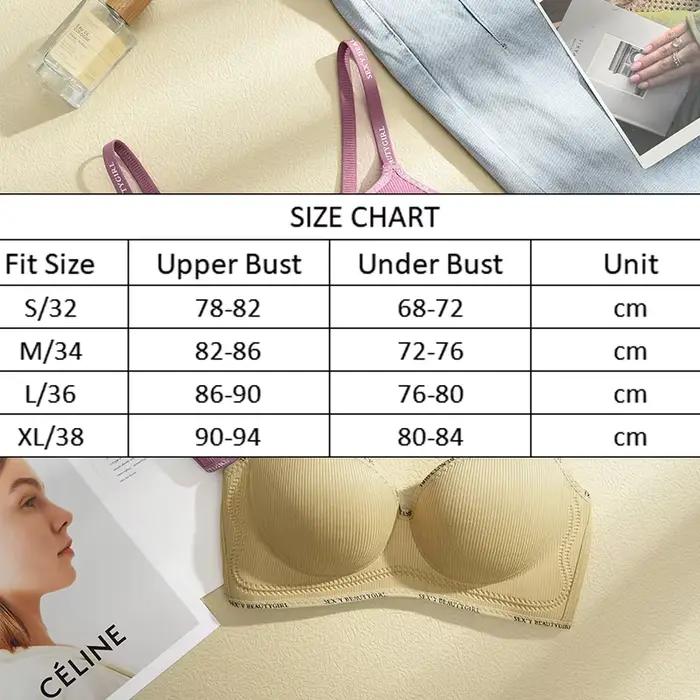 FINETOO femmes sous-vêtements petite poitrine Sexy Push Up Lingerie soutien-gorge sans couture pour les femmes confortable tous les jours soutien-gorge épais Bralette 32-38AB
