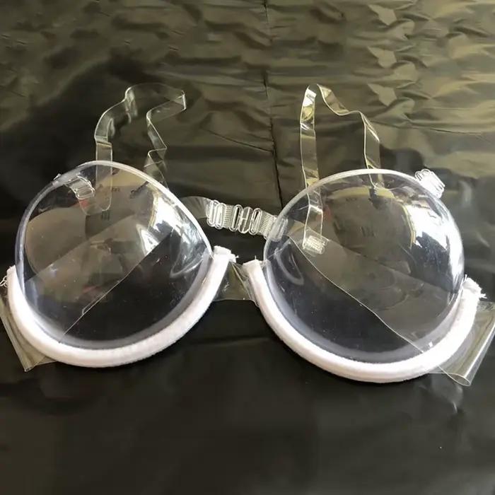 Priehľadná push-up podprsenka z TPU pre ženy