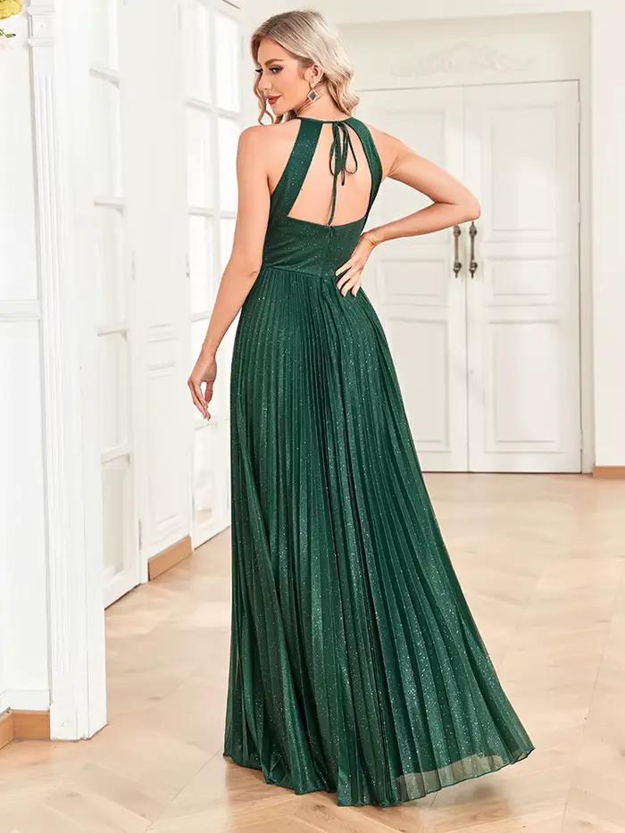 Lucyinlove luxusné Sexy odhalený chrbát šaty pre ženy elegantné večerné formálne dlhé