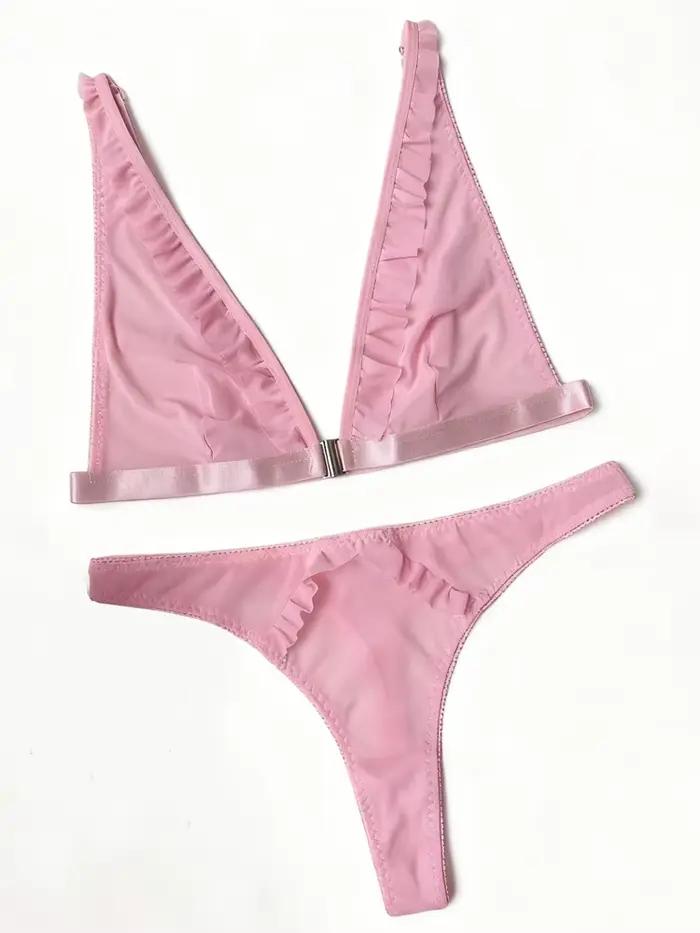 Soutien-gorge Push up froncé en dentelle pour femmes, fermeture frontale, respirant, fin, ajouré, Design, Lingerie d'été Sexy pour un usage confortable