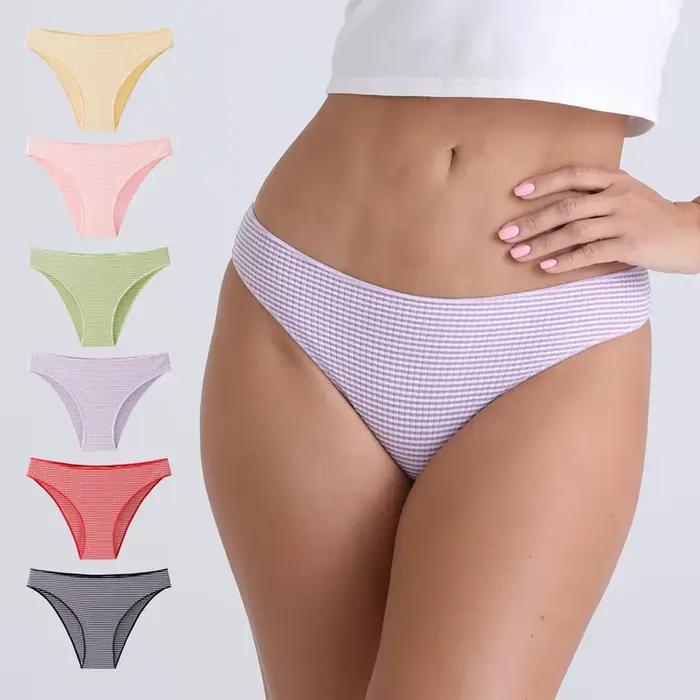Hiver chaud femmes culottes sous-vêtements sans couture femmes slips demi couverture dos respirant taille basse culotte femme Sexy Lingerie