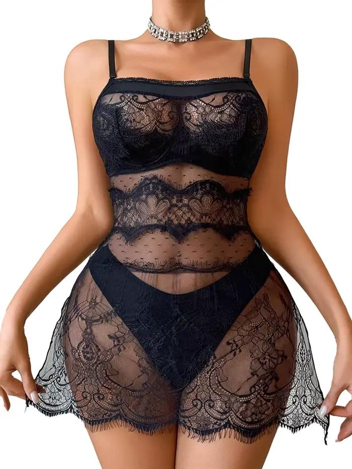 Lingerie sexy Belamimi, body en résille, sous-vêtements pour femmes, robe body, tenue de babydoll érotique