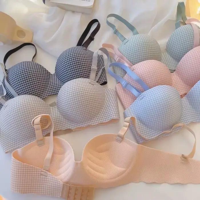 Soutien-gorge respirant sans couture, sangle d'épaule réglable, sous-vêtements Push Up sans couture, confortable à porter, sous-vêtements intégrés sans fil