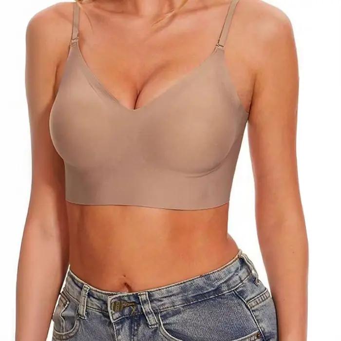 Dámska podprsenka s odhaleným chrbtom Sexy pohodlná elastická