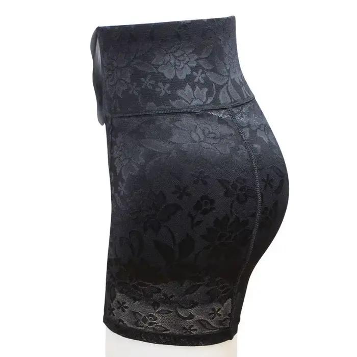 Culottes de contrôle push up sexy pour femmes avec rehausseur de fesses et soutien taille haute intimes en coton et polyester avec dentelle