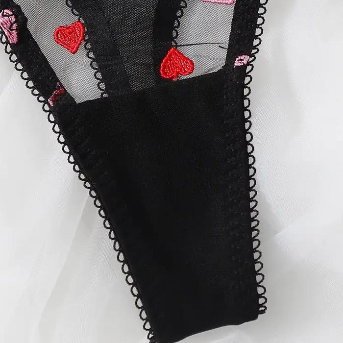 Femmes grande taille Sexy Lingeries ensembles tentation broderie florale Push Up soutien-gorge culotte Lingerie ensemble 2 pièces séduisant Lingerieoutfits