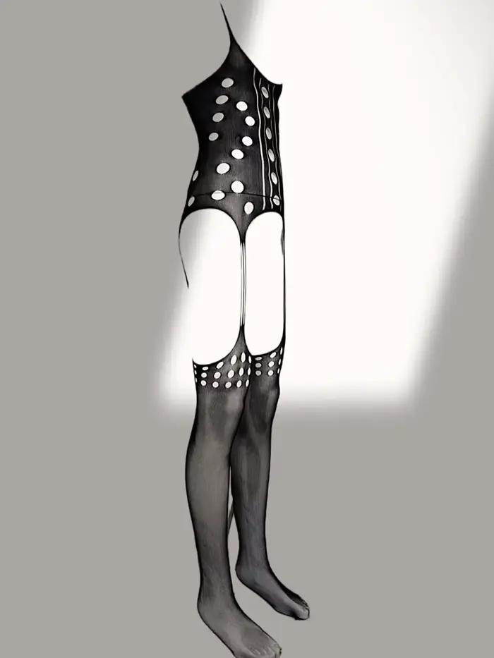 Body sexy en maille Muscle Man, style nuisette uniforme, sans épaules dénudées, pour homme, lingerie de nuit et sous-vêtements