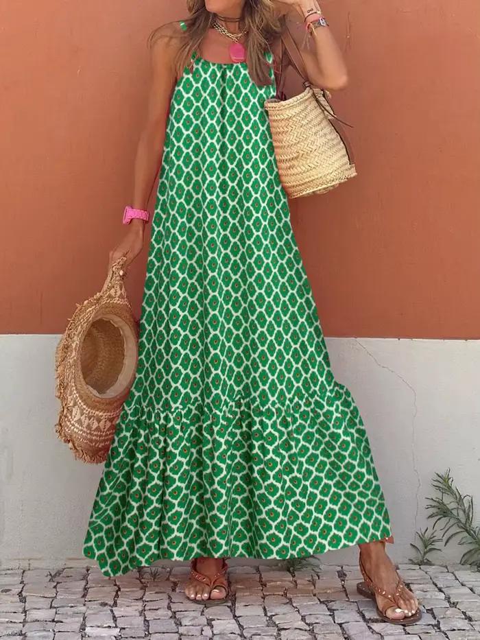 Boho štýl dlhé šaty pre ženy