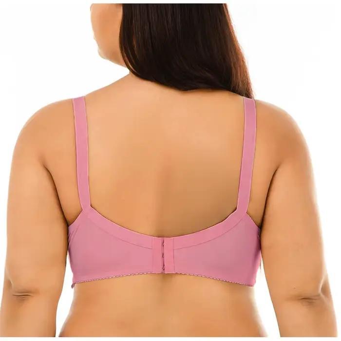 Ruralbra-Soutien-gorge push-up minimiseur pour femme, sans fil, couverture complète, haut en coton sans couture, grande taille 38-50, bonnet C D E F, bonnet BH C01