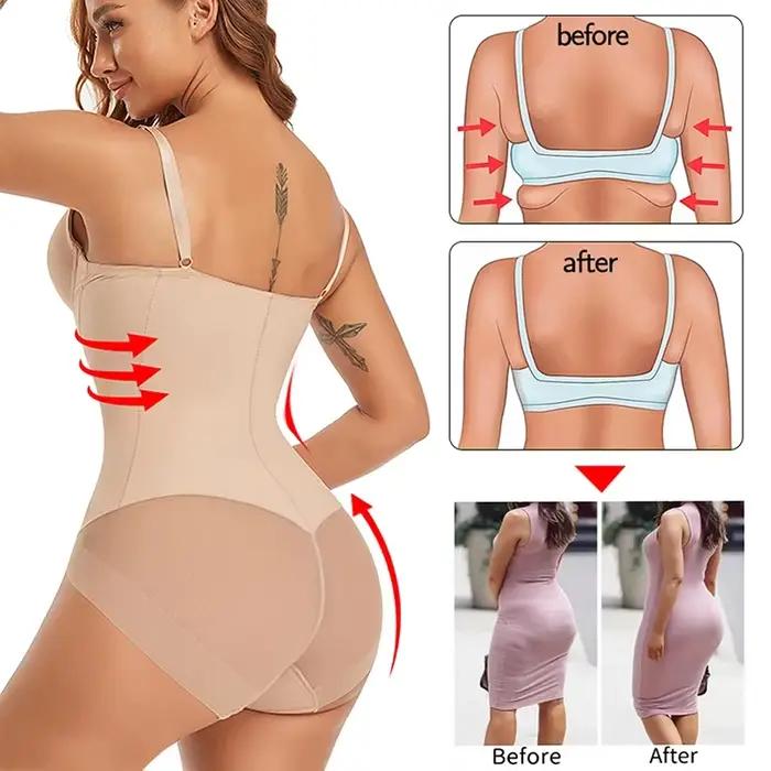 MISSMOLY femmes minceur Body une pièce Shapewear hauts ventre contrôle corps Shaper intégré soutien-gorge Camisole combinaisons 2025