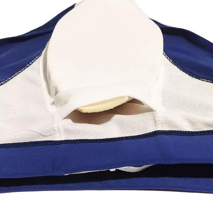 Pánske plavky značky - pruhované patchwork nízke pásové letné sexy plavkové šortky