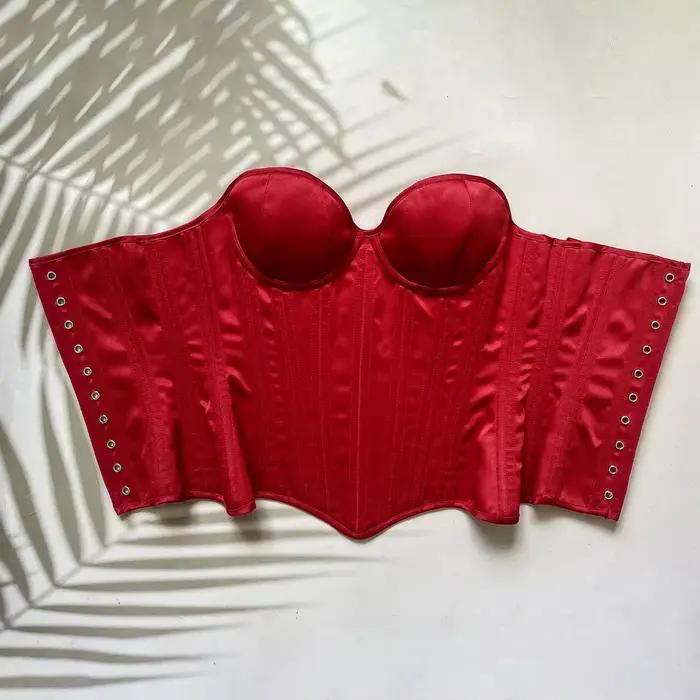Korzátový bustier s košíčkami pre ženy