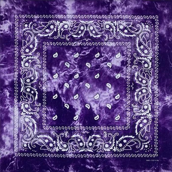 Nový dizajn kravata farbenie kešu Paisley Hip Hop 100% bavlna štvorec Bandana šál unisex čelenka darčeky pre mužov