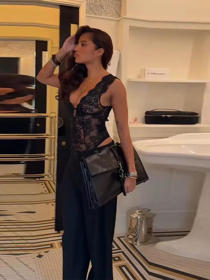 Dámske čipkované body, sexy oblečenie