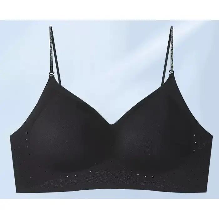 Soutien-gorge invisible sans bretelles Cool Sling, fin et sans couture, pour l'été, sans armatures, push-up, lingerie anti-affaissement, coupe ajustée, pour femme, usage quotidien