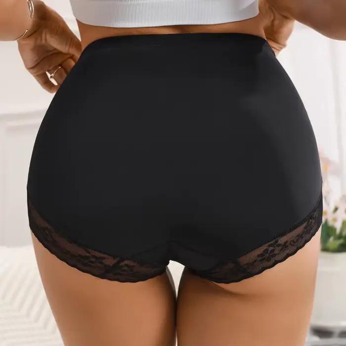 Giczi femmes Sexy dentelle jambe façonnage culotte Shapewear minceur taille haute sous-vêtements ventre contrôle minceur slips confortables caleçons