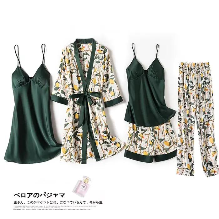 Pyjama en dentelle rayonne pour femmes élégant et confortable pour la nuit et les occasions spéciales