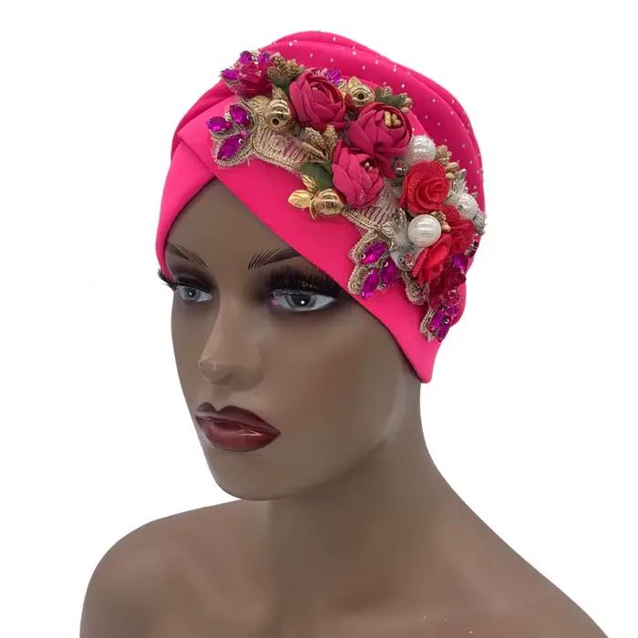 Nový trblietavý africký turban pre ženy