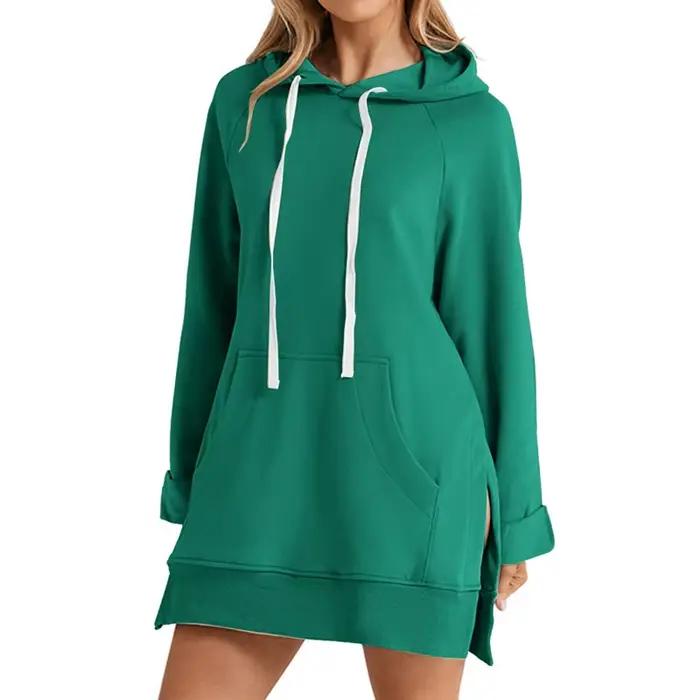 Pull à capuche en polyester pour femmes, décontracté et ample, parfait pour les soirées automnales et hivernales, Saint Valentin et sorties romantiques