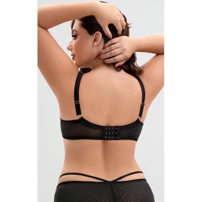 Soutien-gorge adhésif à bonnets couvrants grandes tailles pour femmes, en dentelle, noir, Bralette Femme
