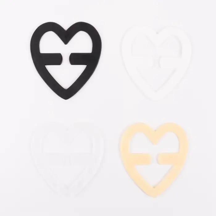 Kit de conversion de soutien-gorge en forme de cœur, 16 pièces, boucle Invisible, supports antidérapants, bandoulière réglable, Clip arrière, coussinet souple
