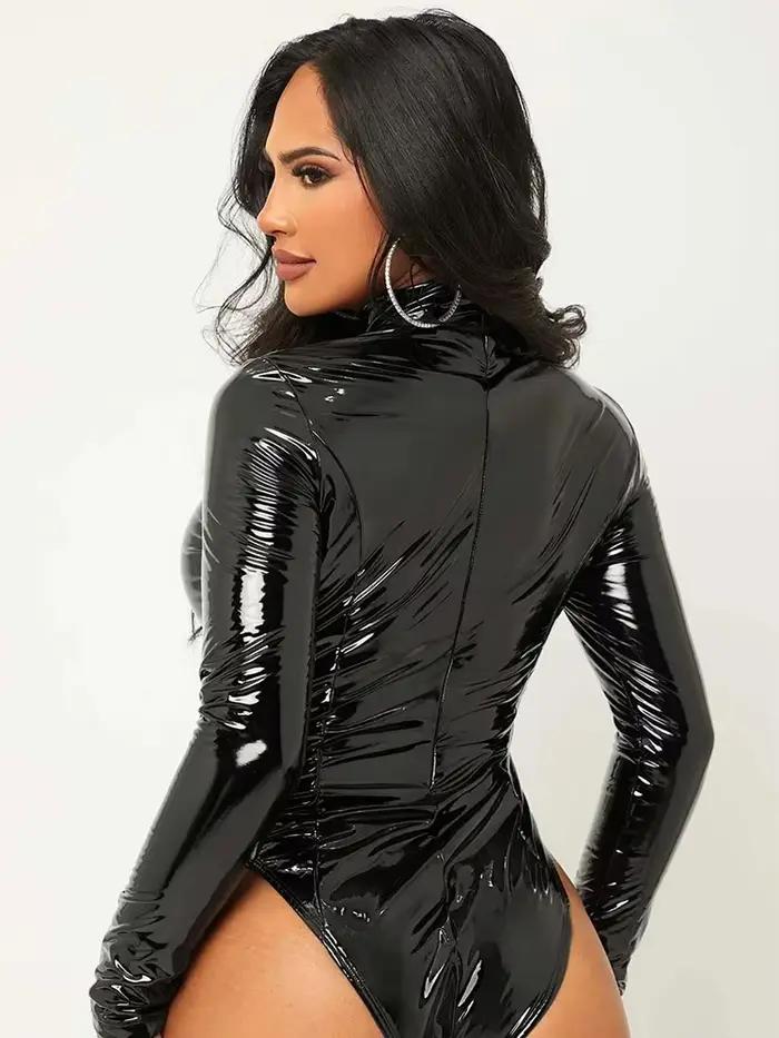 Dámske body z imitácie latexu