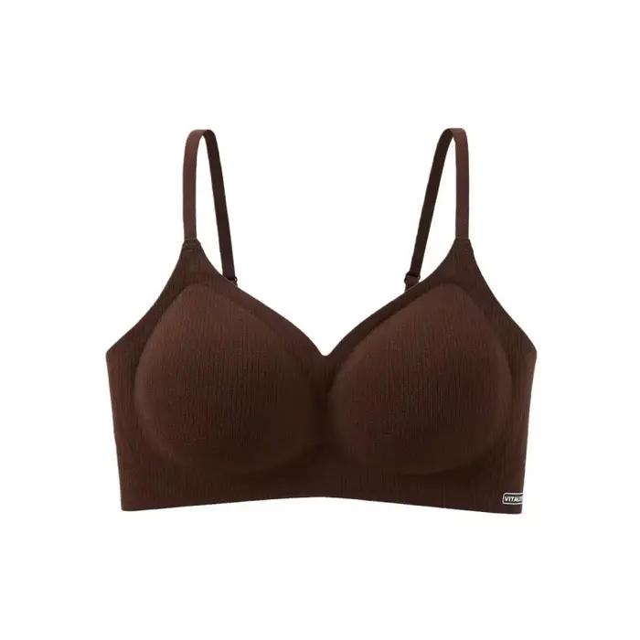 Soutien-gorge invisible respirant à armatures pour femme, à fines bretelles sans couture, avec effet push-up pour petites poitrines, modèle très vendu