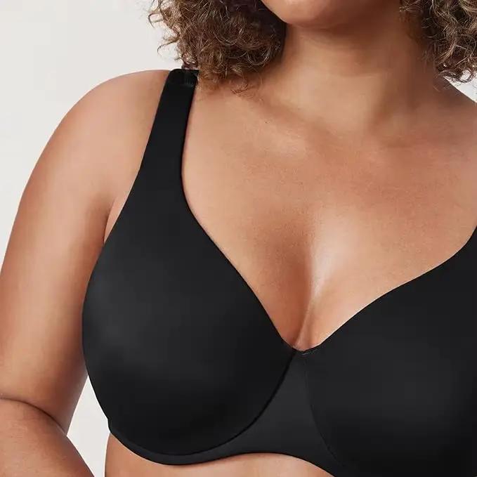 Soutien-gorge polyester minimiseur pour femmes sans couture grandes tailles quotidiennes élégants confortables