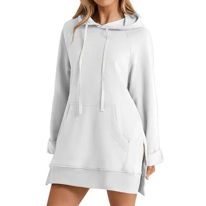 Pull à capuche en polyester pour femmes, décontracté et ample, parfait pour les soirées automnales et hivernales, Saint Valentin et sorties romantiques