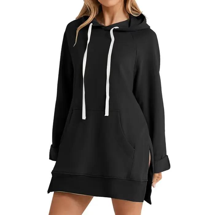 Pull à capuche en polyester pour femmes, décontracté et ample, parfait pour les soirées automnales et hivernales, Saint Valentin et sorties romantiques