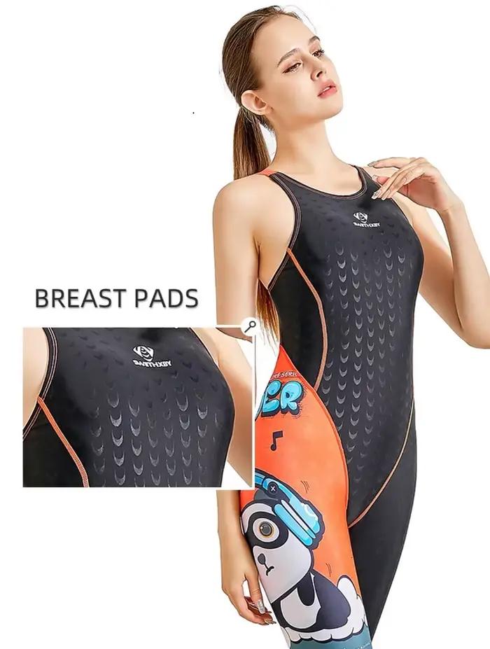 HXBY jednodielne atletické plavky pre ženy