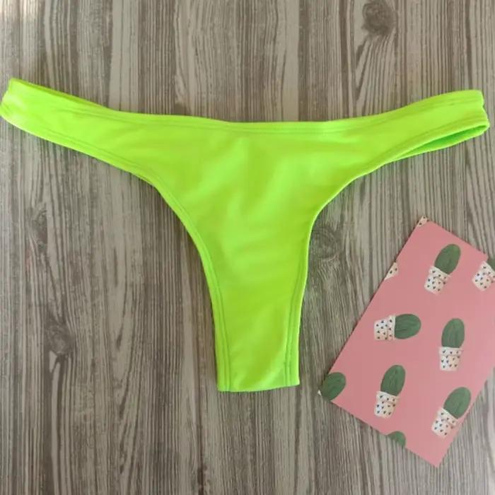 Plisovaný bikini v tvare T