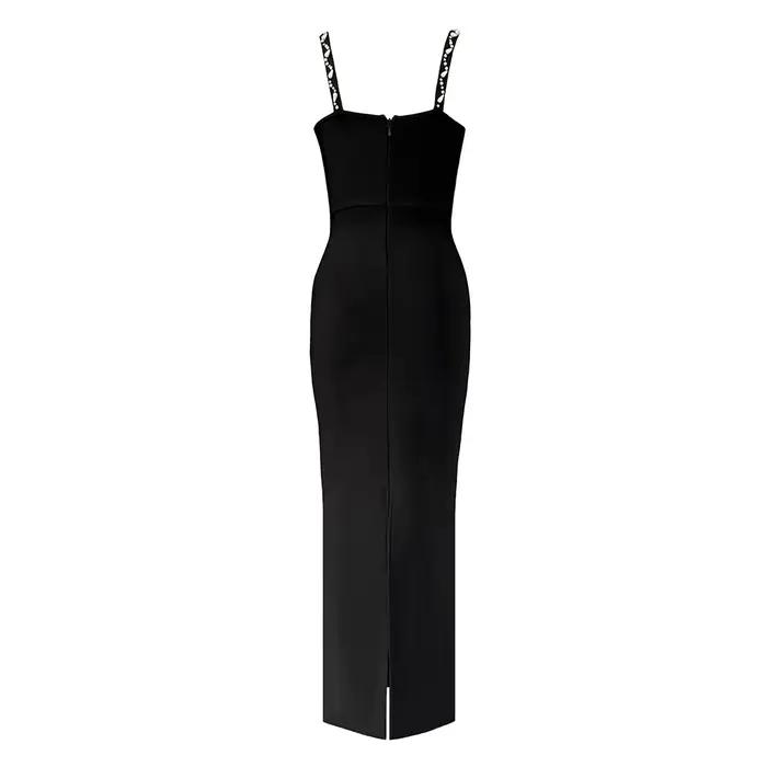 Elegantné perlové šaty pre ženy s ramienkami