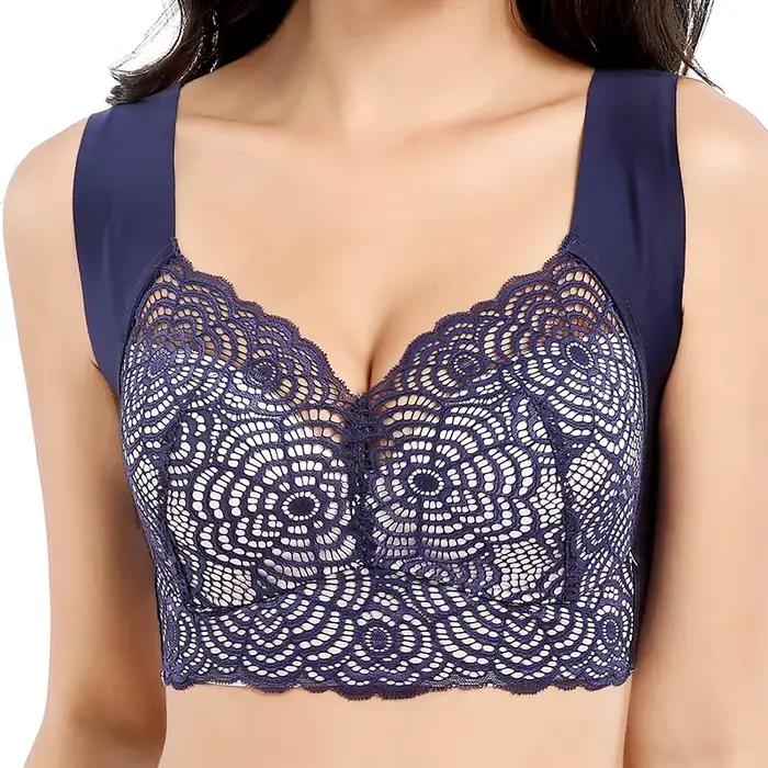 Bezramienková podprsenka Sexy pre ženy veľké veľkosti 5XL 6XL 7XL čipkovaná