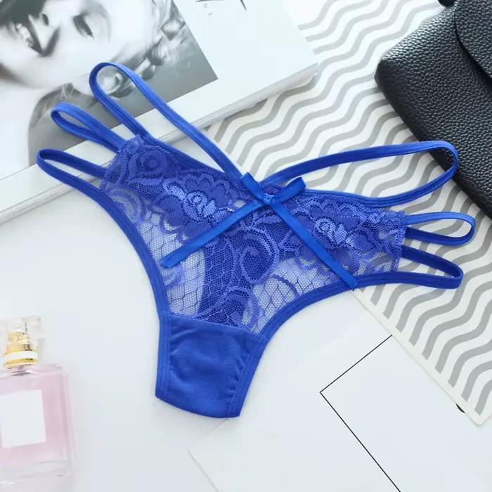 Culotte sexy en dentelle florale pour femme, string G, lingerie, sous-vêtements plus riches que Bragas Calcinha Ropa, slip intérieur