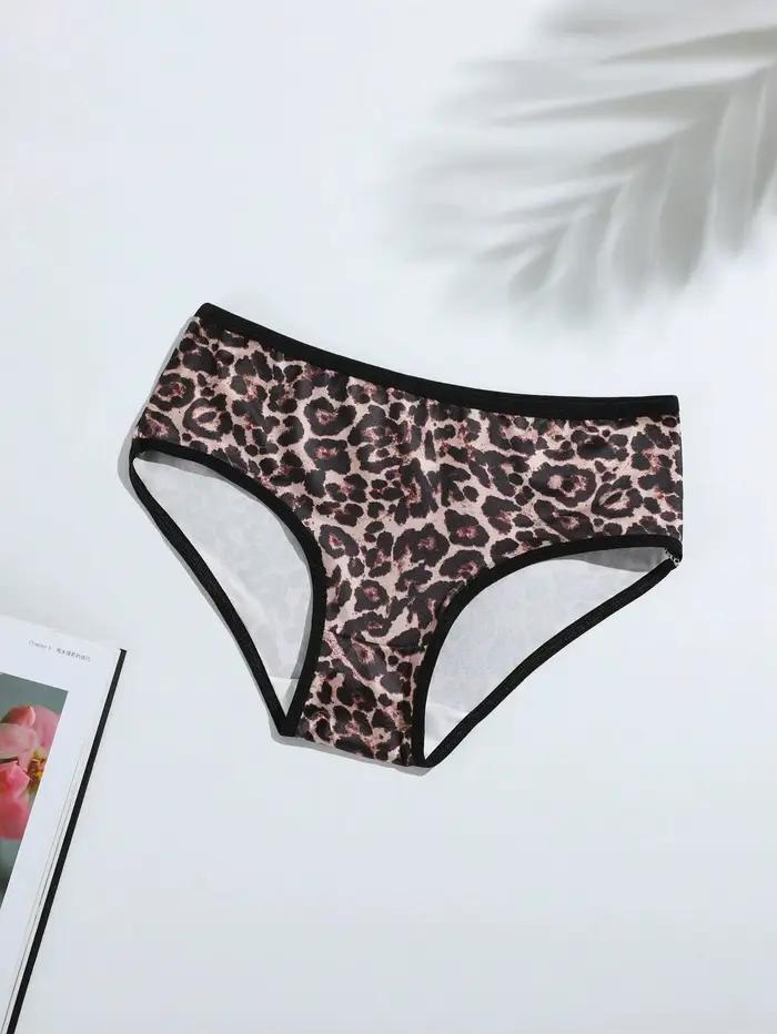 Lot de 7 nouvelles culottes bikini imprimées en soie de lait, taille mi-basse, effet ventre plat, respirantes, double entrejambe, pour filles