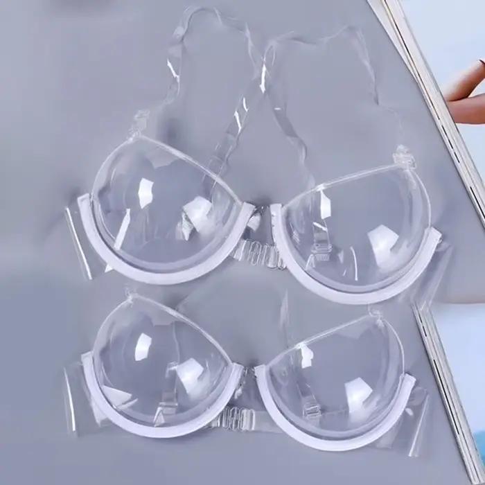 Priehľadná push-up podprsenka pre ženy